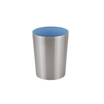 인사이드 인테리어 오픈 쓰레기통 6L, 블루, 1개