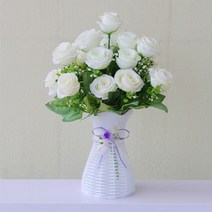 소니오 장식용 홈 테이블 멀티 조화 + 화병, TYPE 01 + 랜덤발송(화병 꽃)