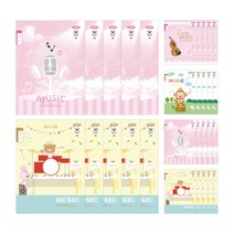 펜피아 여아용 600 초등노트 1-6 음악, 랜덤발송, 30개