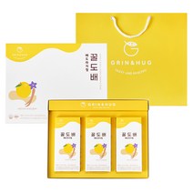그린앤허그 꿀도배 배도라지청 선물세트 + 쇼핑백, 3개, 15ml