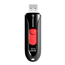 트랜센드 JetFlash 590 USB 2.0 메모리 블랙, 16GB