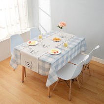 아이템트레이드 일회용 오염방지식탁보 01 식기 그리드 900x137mm, 4p, 1개입