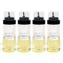 소담 오일병 500ml x 4p + 라벨스티커 8종, 1세트