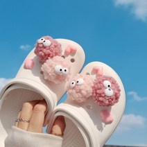 밍블밍블 핑크톤 뽀글이 폼폼이 먼지 파츠 8P 세트