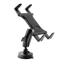 ARKON 슬림그립 로버스트 석션 차량용 유리 대쉬 태블릿 거치대 TABRM079, 블랙, 1개