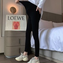 패션나비 심플 츄리닝 레깅스 밴딩 조절가능 편안한 임산부 9부 바지