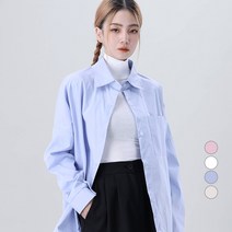 어썸어라운드 여성용 무드 베이직 포켓 셔츠