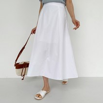 뒷밴딩 플레어 롱 스커트 SK4633K25