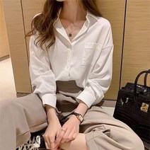 다인즈 여성용 봄맞이 데일리 셔츠 블라우스
