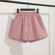 마더브띠 여성용 밴딩 주름 숏 반바지