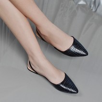 여성용 프리온 스틸레토 플랫 슬링백 WH-2315090