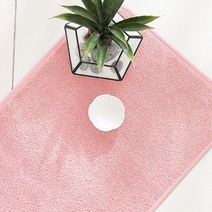 롤리팝 99.9% 항균 특대형 주방매트, 밀키핑크