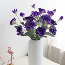리시안셔스 조화 70cm x 3p, 보라