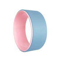 홈트 보조 커브 요가휠 필라테스휠, 핑크블루