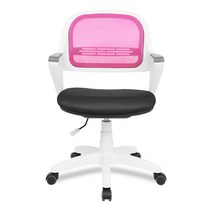 체어포커스 알라딘 메쉬 회전 의자 AL360-WH, 화이트(바디), 투톤핑크(의자)