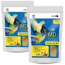 베타팜 MD 펠렛 앵무새 사료, 400g, 2개