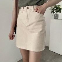 메이 컷팅 미니 스커트
