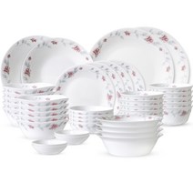 보르미올리 바칠레 로즈가든 10인 디너 홈세트 40p, 화이트, 8종