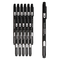 모나미 스페셜 트윈 네임펜, 블랙, 12개