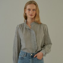 블랭크공삼 ruffle blouse
