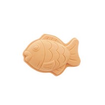 댕댕펫 강아지 라텍스 삑삑이 장난감, 붕어빵, 1개