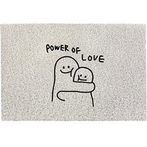 하이어리 심플리 큐트 현관 카페트, 06 화이트