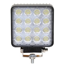 수중 방수30도 사각형 LED 집어등 써치라이트 48W 화이트빔, 1개