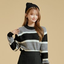 반에이크 여성용 텔로 단가라 니트