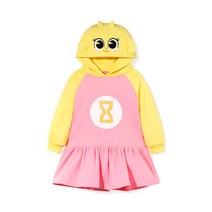 오즈키즈 여아용 신비아파트 상큼이금비 후드 원피스