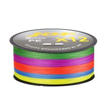 JOF SUPER PE 12합사 낚싯줄 300m, 멀티컬러