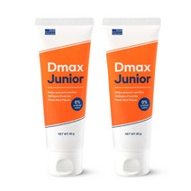듀오솔루션 디맥스 주니어용 고불소 치약, 80g, 2개