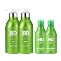 TS 비디 비듬샴푸 500g x 2p + 100g x 2p 세트, 1세트