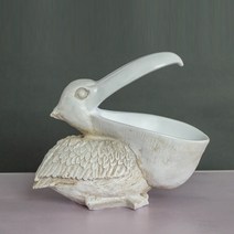 펠리칸 소품 인테리어 조형물 YT_RA235, 화이트