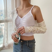 린다샵 여성용 루카라 셔링 크롭 나시 NS305K13