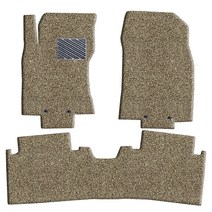 포시즌 자동차 코일 매트 확장일체형 1 + 2열, BROWN, 르노삼성 QM6 2016년형 (더뉴 포함), 르노삼성