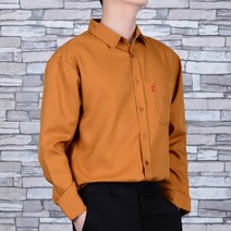 타운클로 남성용 핏 좋은 세미 오버핏 컬러 셔츠