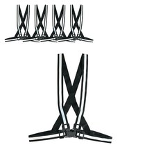 동광세이프티 탄력 X 반도 야광 안전조끼 검정색, 5개