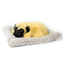 서하의집 댕댕이 와 냥냥이 잠자는 동물인형 퍼그, 혼합색상, 6.5cm