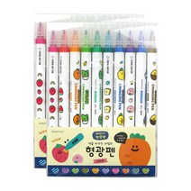 핑크풋 7000 당근친구들 체인지 형광펜 10종 세트, 혼합색상, 2세트