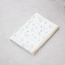 베이비스토리 유아용 오가닉 스와들 트레디 속싸개, 코끼리 가든 블루