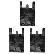 애니돌 손잡이 마트 비닐봉투 검정, 5L, 300개