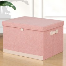 올하이 대형 접이식 보관 박스, 10 핑크 배색 45L, 1개