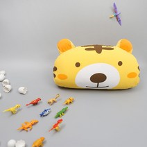 동물가족 베게 솜포함, 호랑이