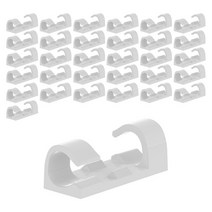 마켓플랜 전선정리 클립 XL, 화이트, 32개