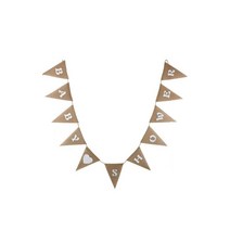 진영컴퍼니 DIY 린넨 가랜드, 혼합색상, 1개
