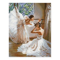 더홈스 DIY 프리미엄 보석 십자수 키트, 20 발레리나, 1세트