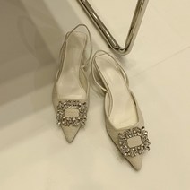 엘쏘 쥬얼리 스퀘어 메리제인 미들힐 4.5cm