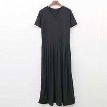 슈가펀 센티나 플리츠 롱 원피스