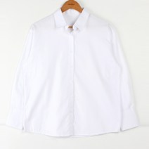 빼빼 여성용 커프스소매 카라넥 셔츠 남방