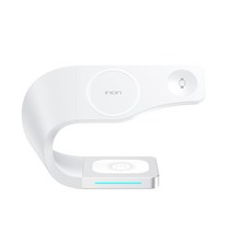 아이논 15W 맥세이프 마그네틱 4in1 고속 무선충전기 IN-MSWC020, 화이트(WH), 1개